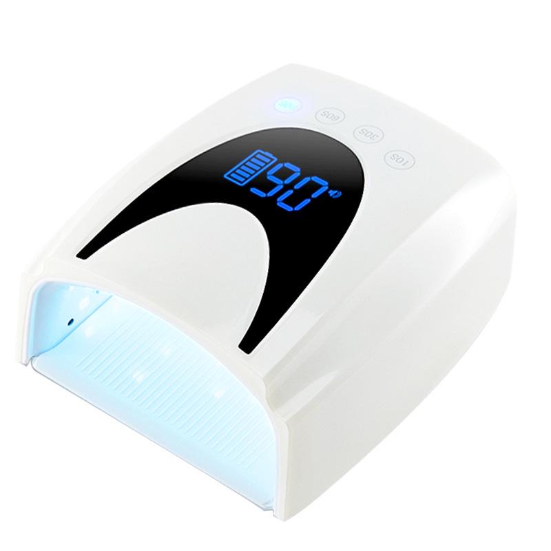 

Rechargeable 72W Smart Nail Gel Lamp with Lithium Battery белый