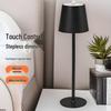 Modern Minimalist USB Rechargeable LED Table Lamp: Waterproof Touch Night Light for Outdoor & Bedroom