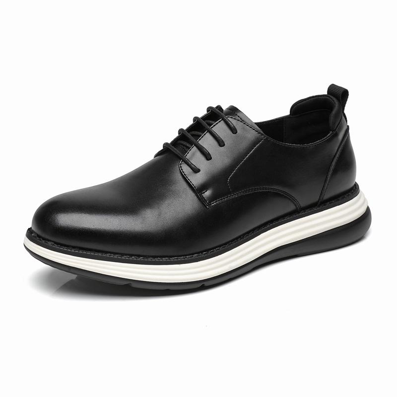 

Новая Модель Деловая Офисная Мужская Повседневная Обувь Удобные Плоские Кроссовки для Мужчин Легкие и Универсальные 44 чёрный