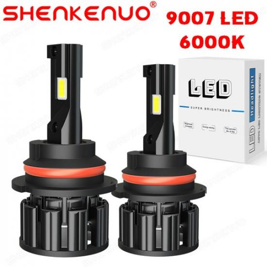 For Dodge Neon 1995-2005 - 6000K 2pc 9007 LED Headlight High/Low Beam Bulbs Kit