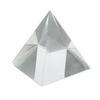 Purpledip Clear Crystal Quartz Pyramid (Authentic Gem Stone Rock): Hand Polished Natural Healing Device for Vaastu Feng Shui Positive Energy (10978)
