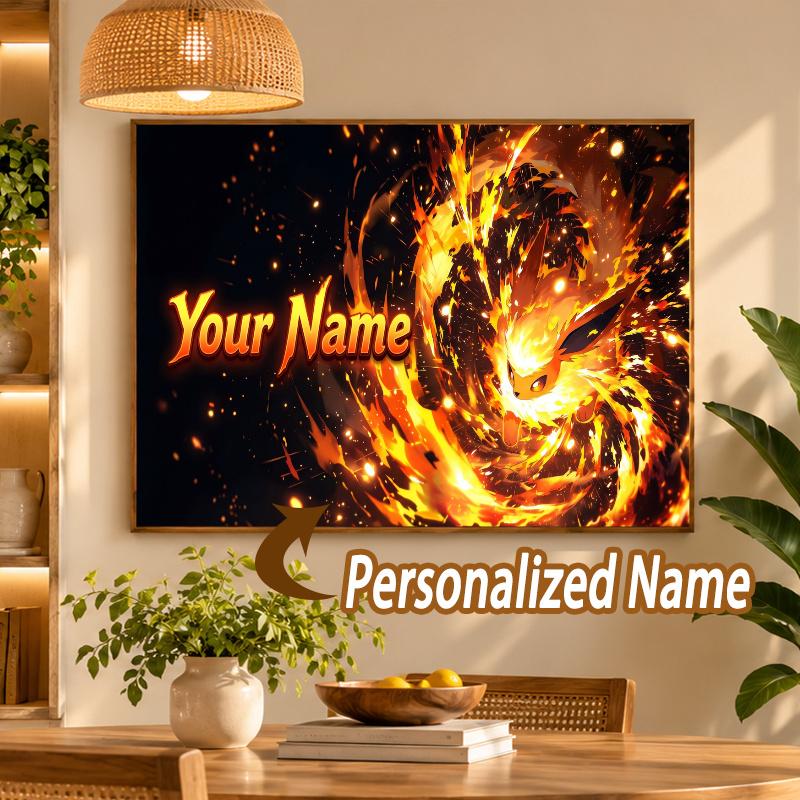 flareon Custom Name Diamond Painting Personalized 5D Full Drill DIY Diamond Art Home Decor