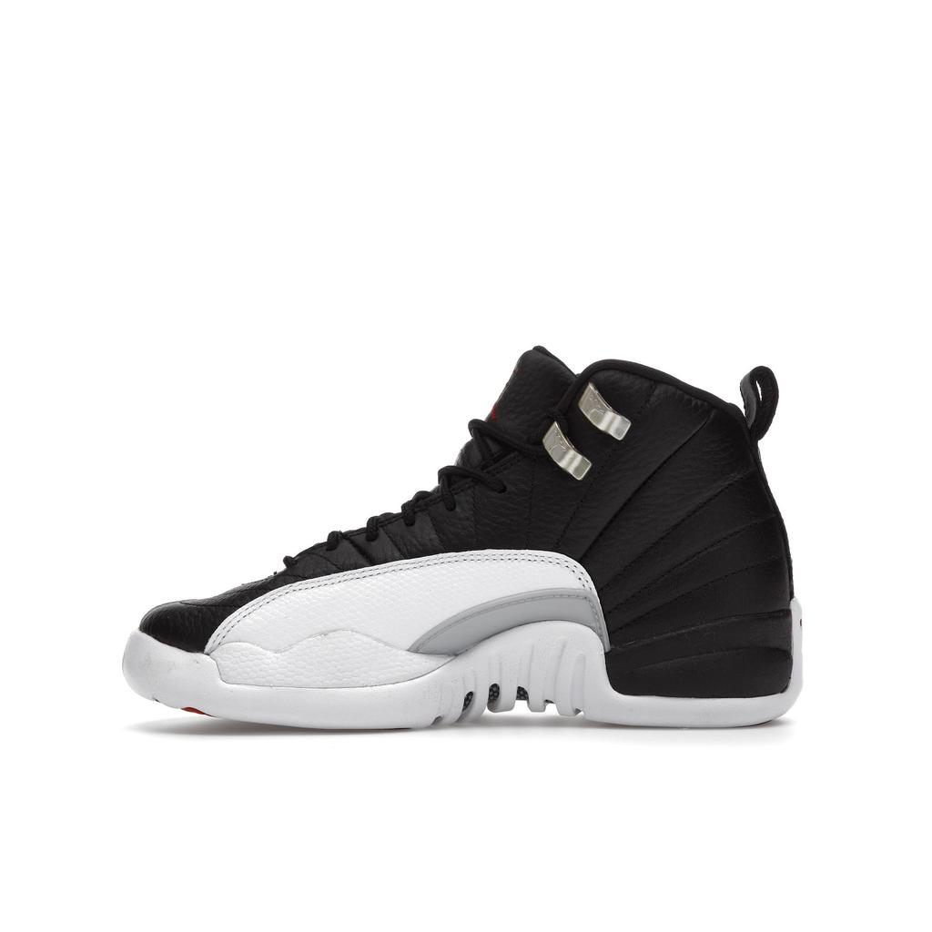 Air Jordan 12 Retro GS Playoff 2022 Buty dla Dzieci Czarne Varisty-Red Białe 153265-006