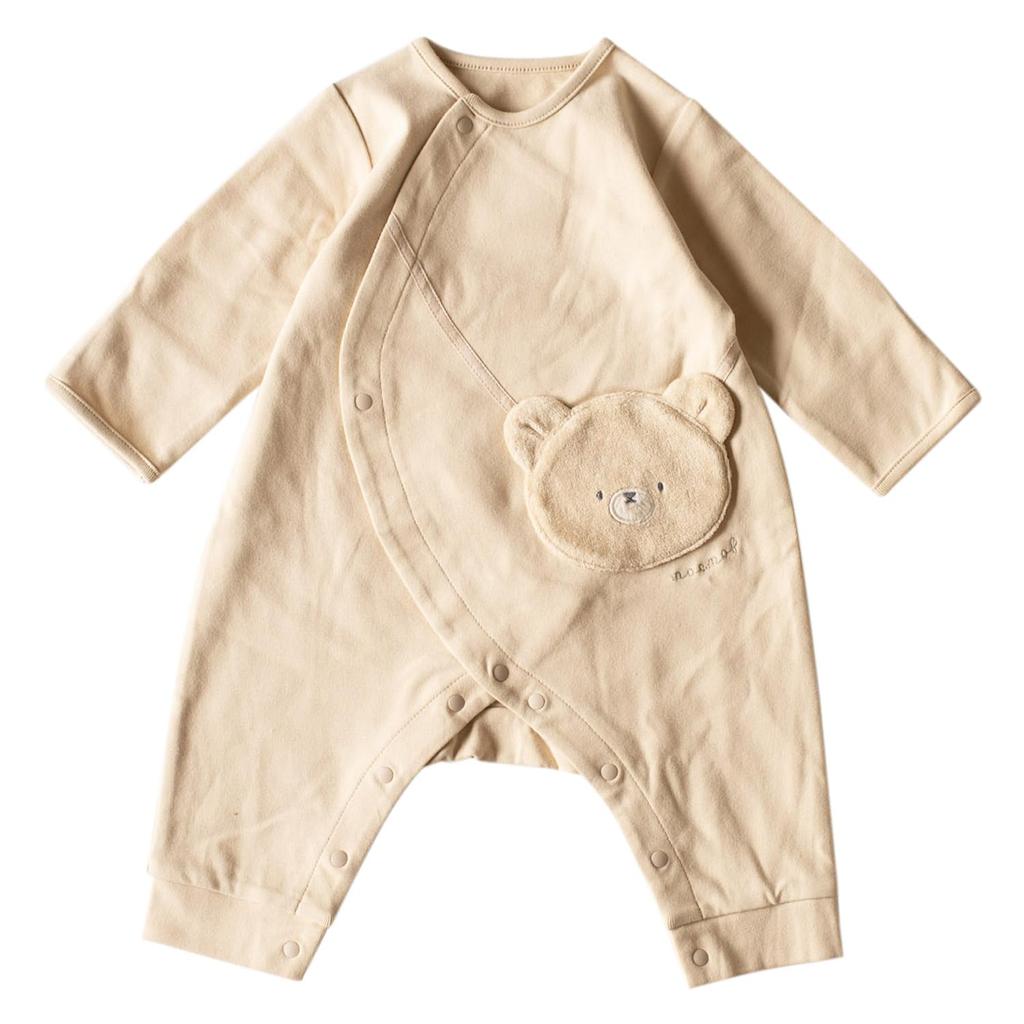 Mocmof Animal Pochette Easy Romper for Baby, Size 622-475224, Beige (BE25), Size 80