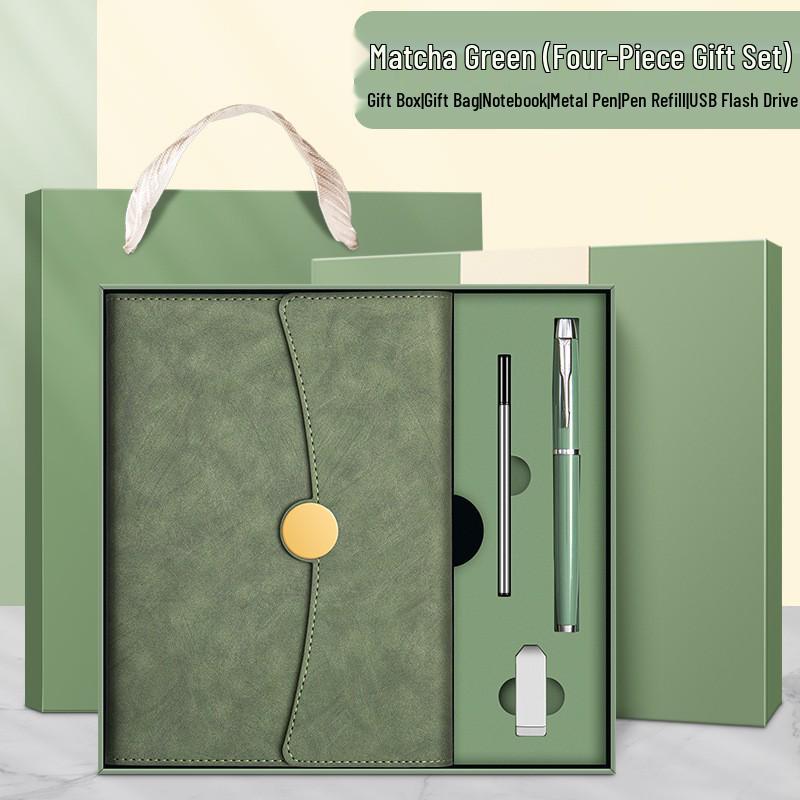 Custom Gift Set: Business A5 Notebook & Thermos Cup - Perfect for Teacher's Day, Mid-Autumn Festival, or Company Anniversaries.