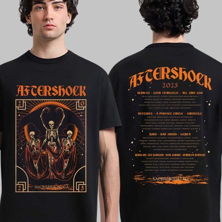 Aftershock Festival 2026 Sacramento California Night Terror With Lineup Back Two XXXL