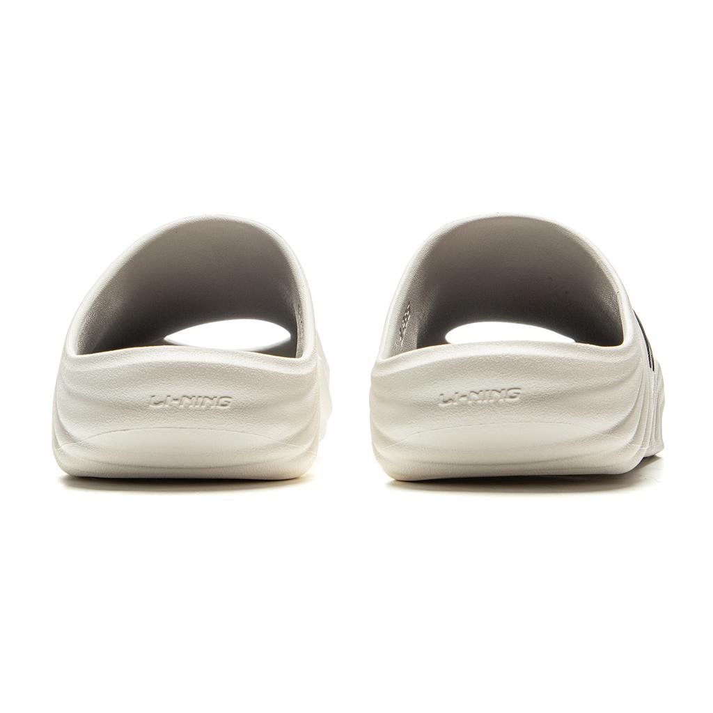 New LiNing SOFT SLIPPER Slip Resistant Abrasion Resistant Slide Slippers Unisex White Black AGAV009-4