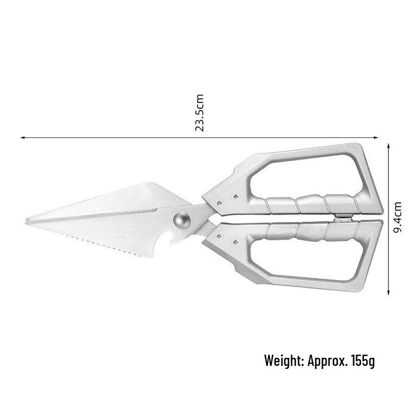 Heavy-Duty Stainless Steel Kitchen Shears for Chicken Bones