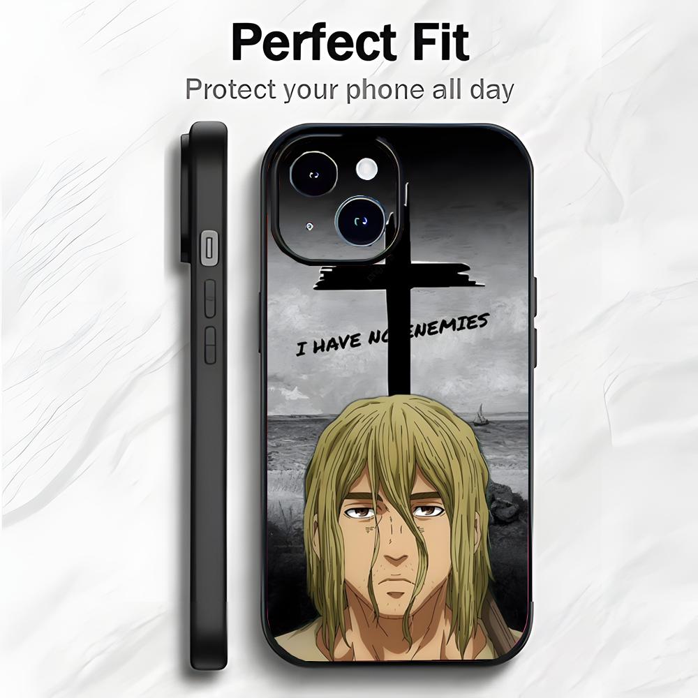 

Epic Japanese Anime V-Vinland Saga Phone Case Phone Case Soft Packaging Lightweight For iPhone17 16 15 14 13ProMax iphone12promax