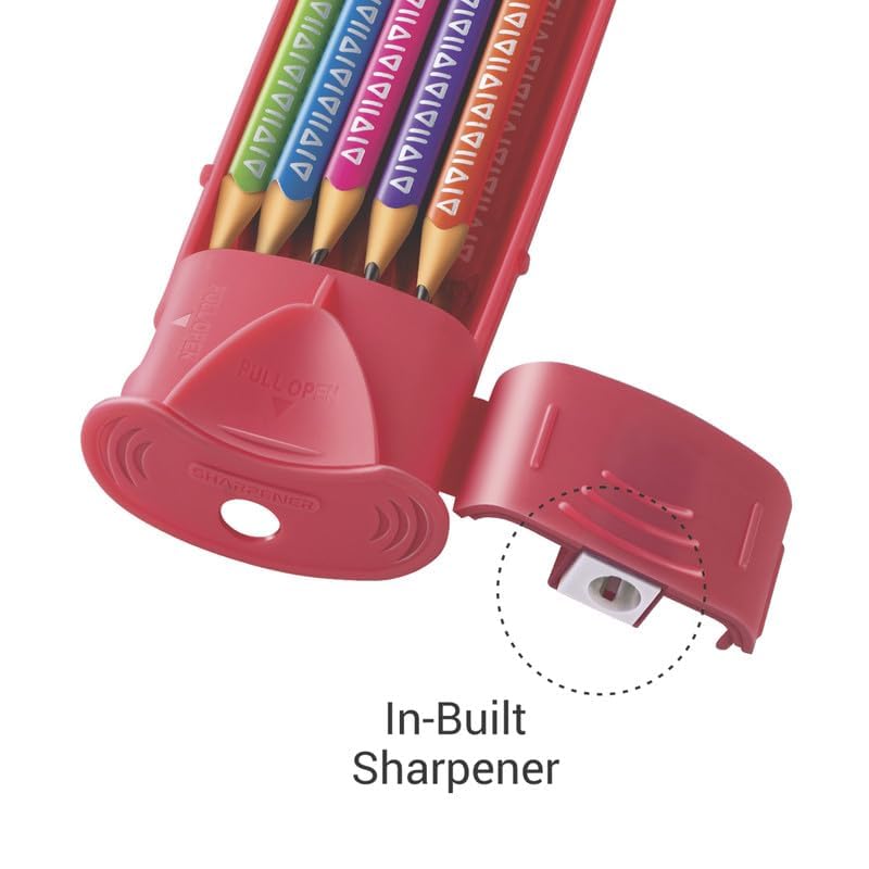 Flair Kreative Serie Aero Bleistift Smart Kit Packung mit 1 Mit 2B Neon Bleistiften Radiergummi Spitzer Für Schule Kunst Und Schreiben