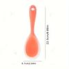 2pcs Silicone Rice Spoon New Half Transparent Thickened Non Stick High Temperature Resistant Easy Clean Kitchen Spatula Scoop Suitable for Rice
