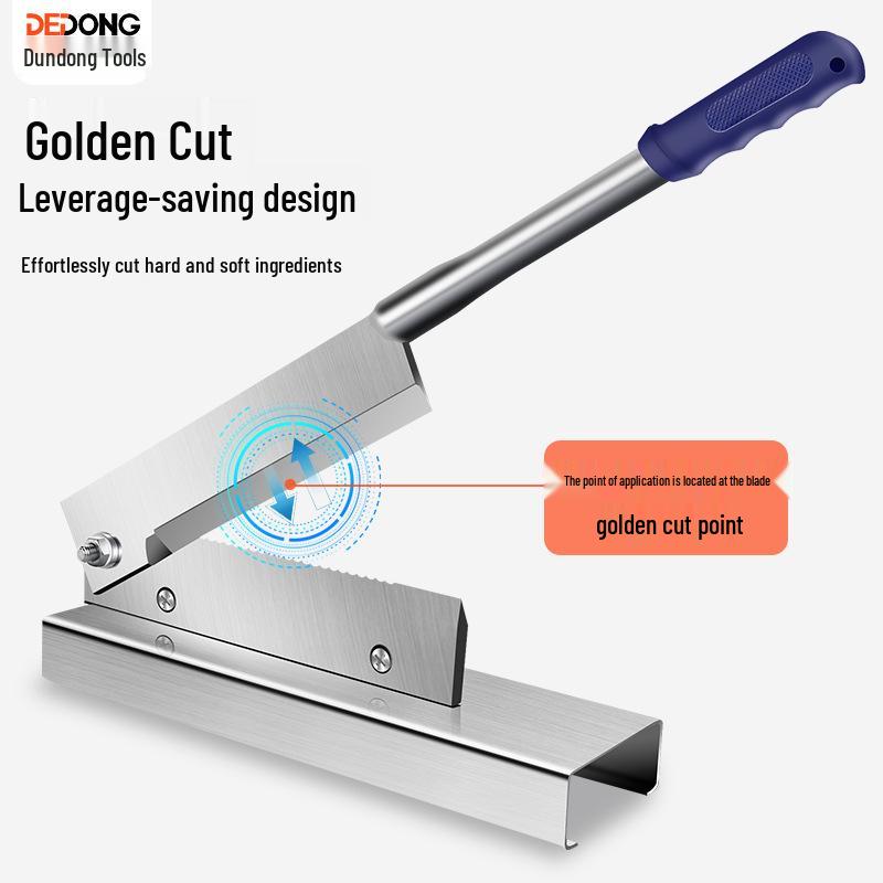 Guillotine Bone Cutter: Household & Commercial Use for Chopping Bones, Small Pig Trotters, Chicken Ribs