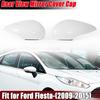 For 2011-2017 Ford Fiesta Left&Right Side Rearview Mirror Cover Caps Trim White