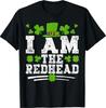Ich bin die Rothaarige Dibs Rothaarige Lustiges St. Patrick's Day Damen T-Shirt