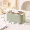 Space-saving Tissue Dispenser Large Opening Square Tissue Box Tissue Box With Lid  Household Use