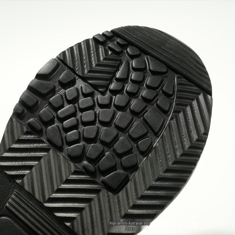 Men's Lightweight Steel Toe Safety Shoes - Anti-Smash, Anti-Puncture, Non-Slip, Wear-Resistant for Construction Sites.