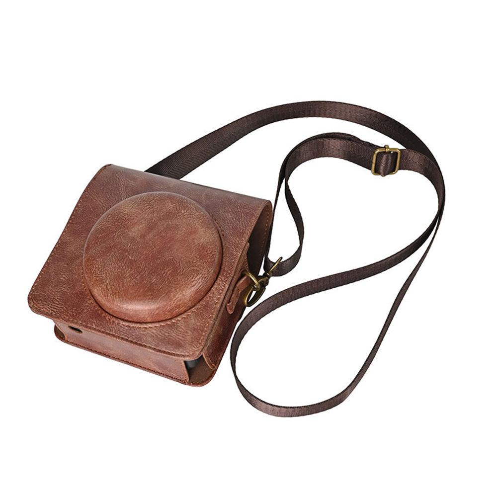 Mini 99 Camera Bag PU Leather Case For Fujifilm Fuji Instax Mini 99 Full Body Cover With Strap
