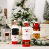 Christmas Wine Bottle Cover Set Santa Claus Snowman Elk Knitted Wine Bottle Bags Party Dinner Table Decor New Year Xmas Gifts