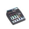 F4‑MB Portable Mini Mixer 4 Channel DJ Audio Mixer Sound Board Console for PC Recording Singing Webcast Party