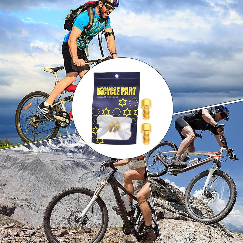 Fixed Brake Cable Screw Cycling Fastener Bolts Lightweight Brake Accessories Bike Spare Parts For Mountain And Travel Cycling