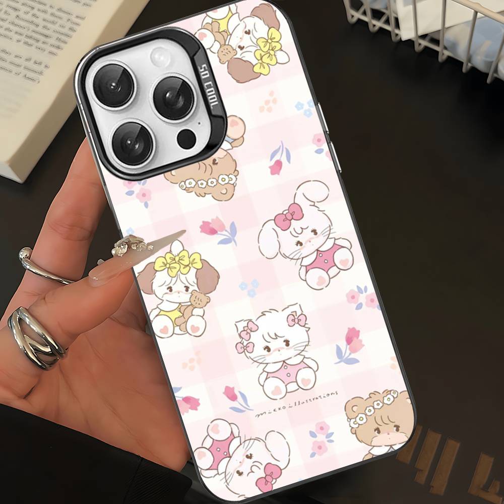 Popular Artist M-Mikko For IPhone 17 16 15 14 13 12 11 Pro Max Plus Matte Color Back Phone Cover