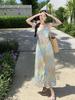 French Chiffon Flutter-Sleeve Slimming Fairy Dress
