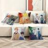 S-Sasaki And-M-Miyano Cushion Cover Polyester Sofa Cushions Decorative Throw Pillows Home Decoration Pillowcover