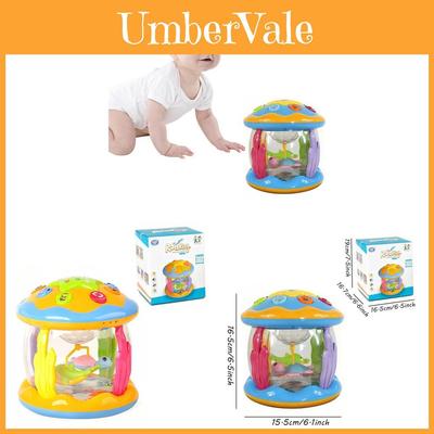 Multifunction Sound Light Drum Toy For Toddlers And Baby Learning Activities