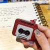For Mini Retro Cassette Tape Recorder Keychain for Music Enthusiasts