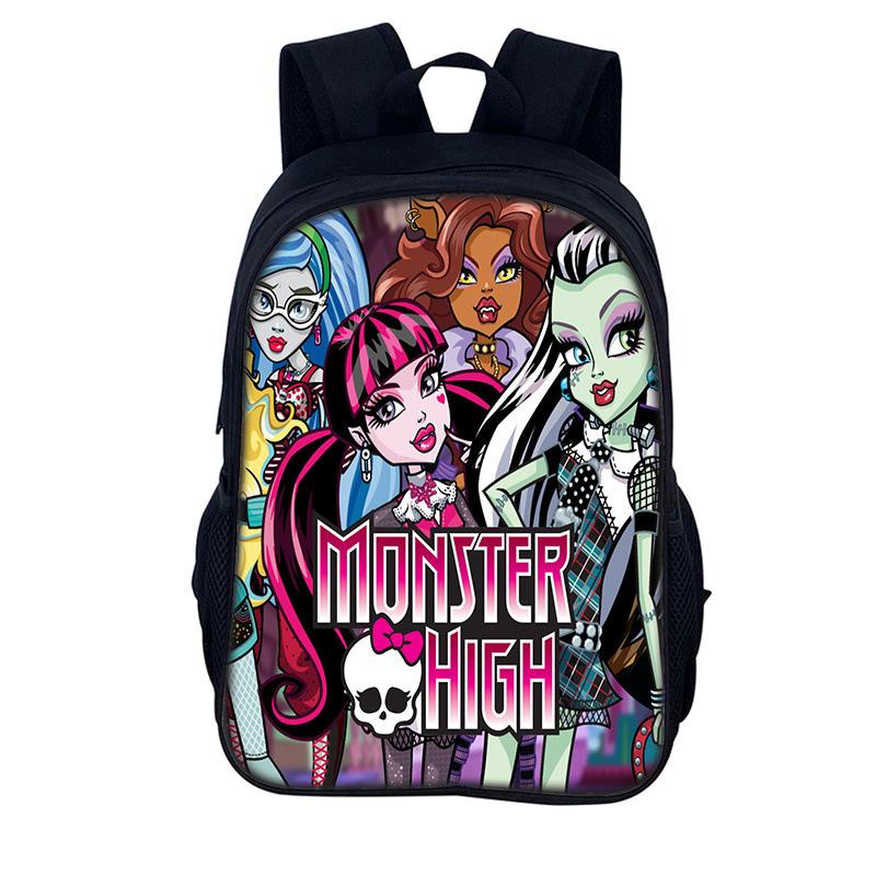 

Шкільний рюкзак Monster High, Дитячий рюкзак Elf High School KTB Genie High School New 15 Single Backpack