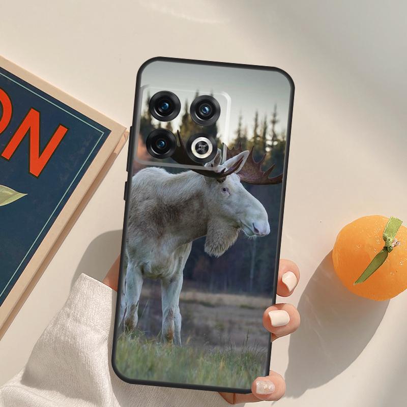 Stag Bull Moose Reindeer Deer Case For OnePlus 12R 13R 13T 10R 15 13 12 11 10T 8T Nord CE 4 3 2 Lite N20 N30 Nord 5 Cover