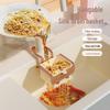 Wall-Mounted Kitchen Sink Dish Rack & Food Scraps Filter Basket