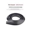 3D Carbon Fiber Wheel Arch Trim: Anti-Collision Soft Rubber Strip & Mudguard Decoration