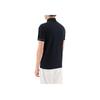 Emporio Armani Solid Color Half Button Eagle Logo Embroidered Cotton Short Sleeve Polo Shirt Men Polo Shirts Navy-Blue 3R1F67-1JCYZ-09K1