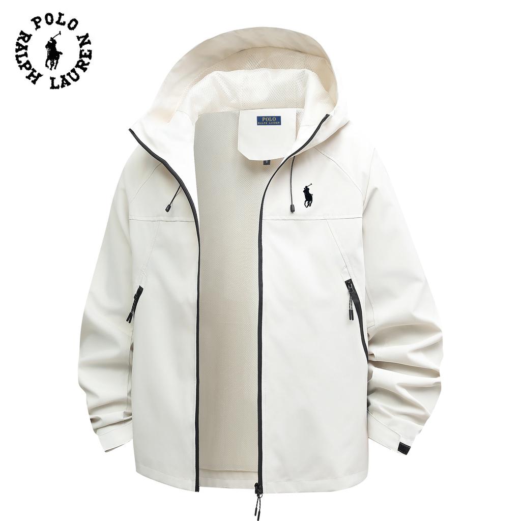 Polo Ralph Lauren Men's and Women's 2025 Autumn and Winter Embroidered Travel Jacket, Thin Mountaineering Jacket