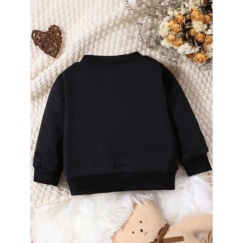 Kids Sweatshirt,A Lightweight And Comfortable Round-Neck Sweatshirt with a Strawberry Print , Suitable for Outdoor Activities ,Spring And Autumn