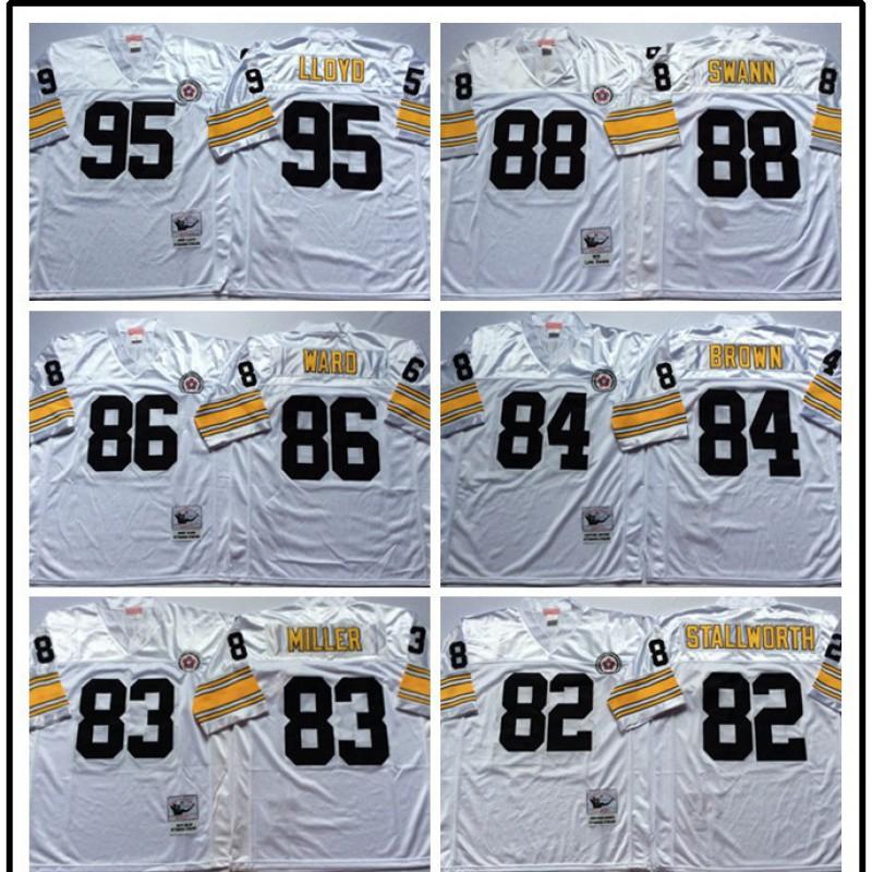 Pittsburgh Steelers Retro NFL Football Jersey Men Women Sportswear Cotton Blend Athletic Top