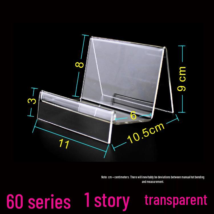 Acrylic Multi-Layer Display Stand for Wallets, Bags, Sample Toys, and Digital Accessories