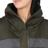 PUMA TRN EDGE PERFORMANCE Dark Olive Hoodie, Women's, Quick-Drying Fleece-Lined Jacket, 526097, Fall/Winter 2024, (70)