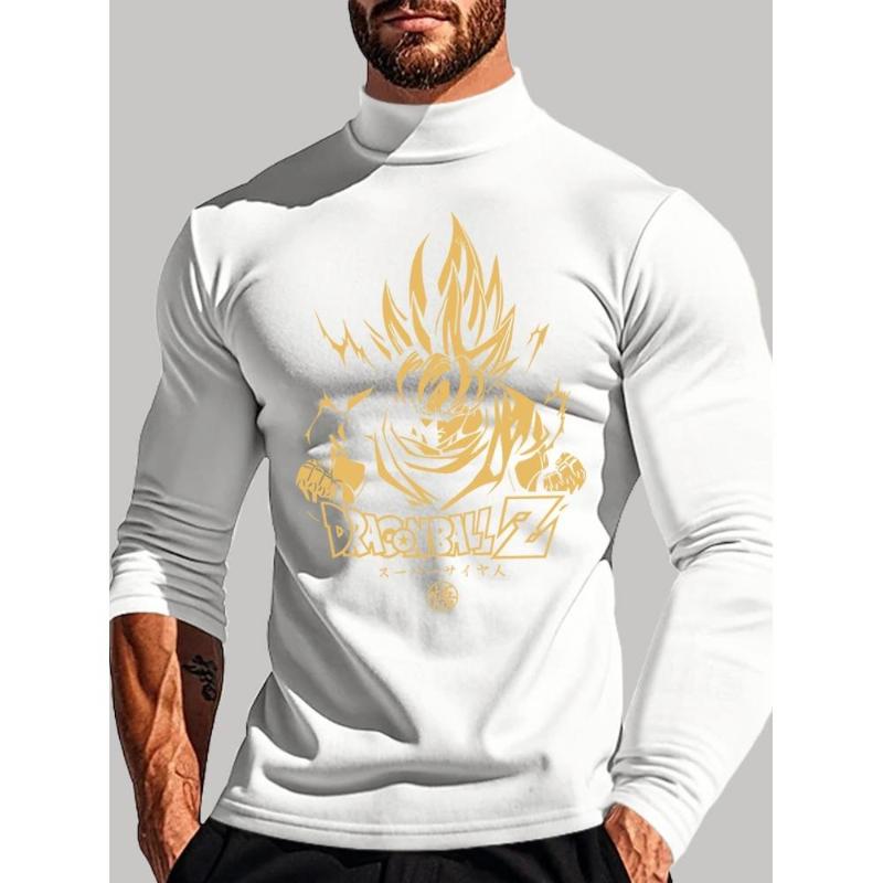 

Dragon Balls Men s Crew Neck Long Sleeve T-Shirt, Fleece Lined, Solid Burgundy, Warm Winter Casual Layer XXL