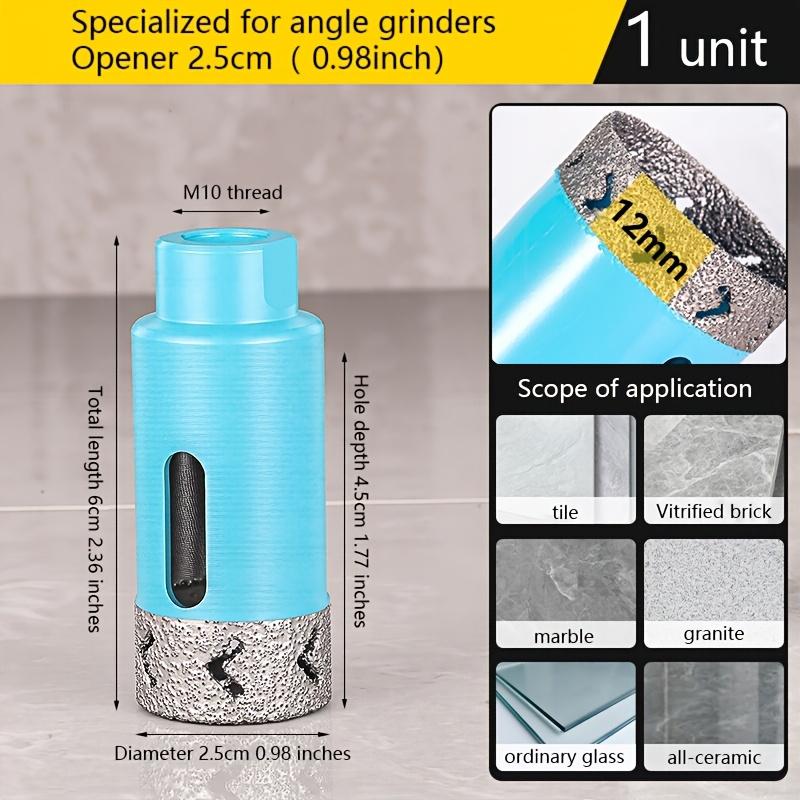 Diamond Hole Saw - 20mm-55mm M10 Shank Diamond Core Drill Bit, Dry/Wet Hole Opener, Ideal for Tile Granite Marble Glass Ceramic