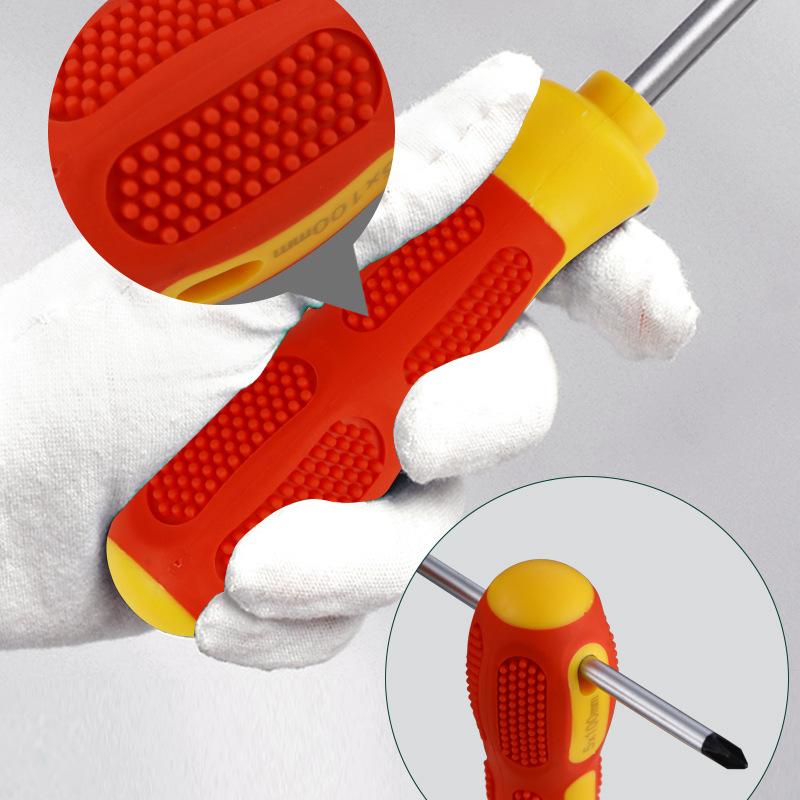 Cross screwdriver set Hardware repair tool anti-slip handle single-character screwdriver stand