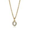 Cute Number 0 1 2 3 4 5 6 7 8 9 CZ Pendant Birthday Lucky Number Charm Necklace Rolo Chain Adjustable KN652