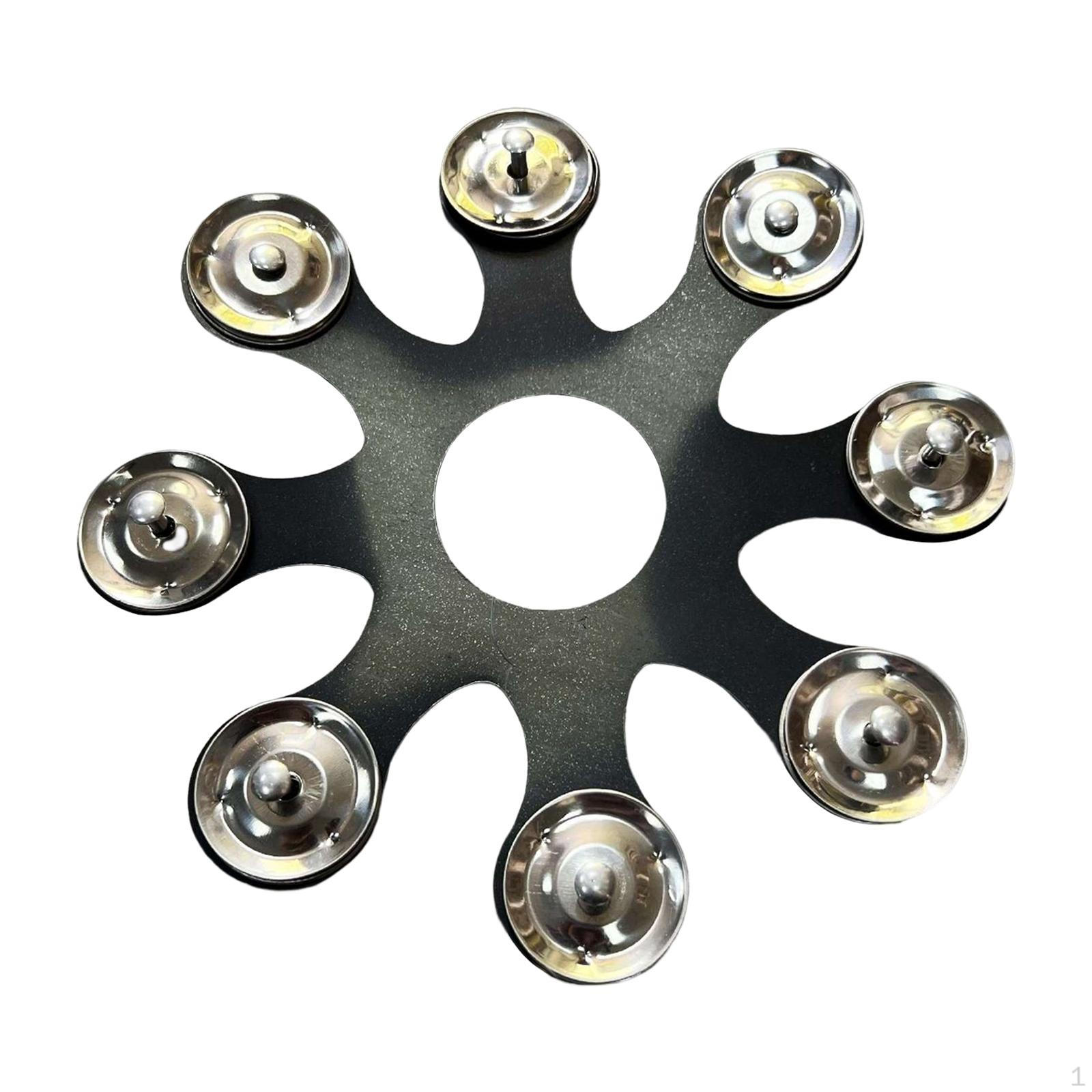 

Cymbals and Tambourine Set for Drum Accessories чорний