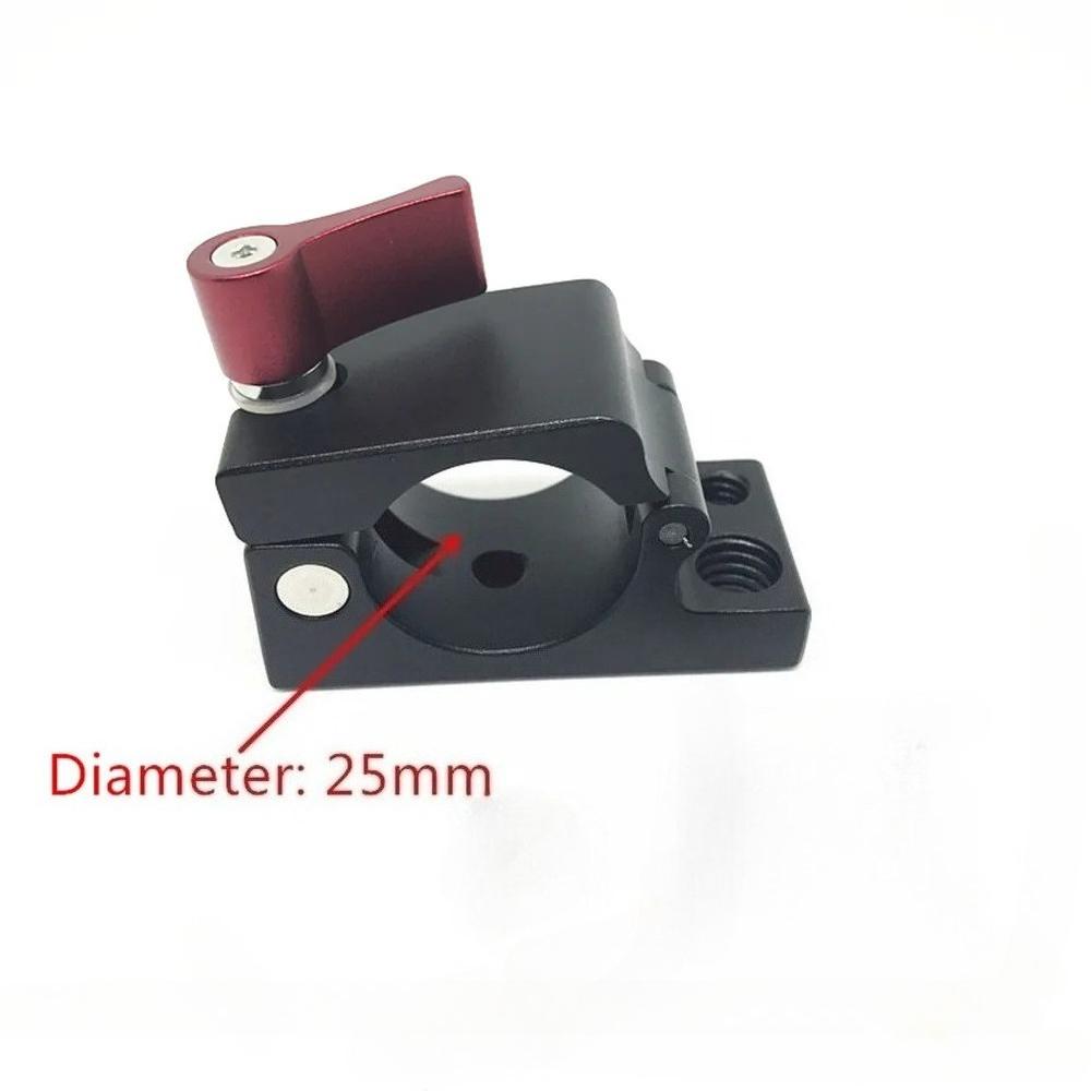 

Держатель зажима для стержня из алюминиевого сплава 25 мм, крепление, адаптер горячего башмака для стабилизатора камеры DJI Ronin M MX, кронштейн для стойки крепления света