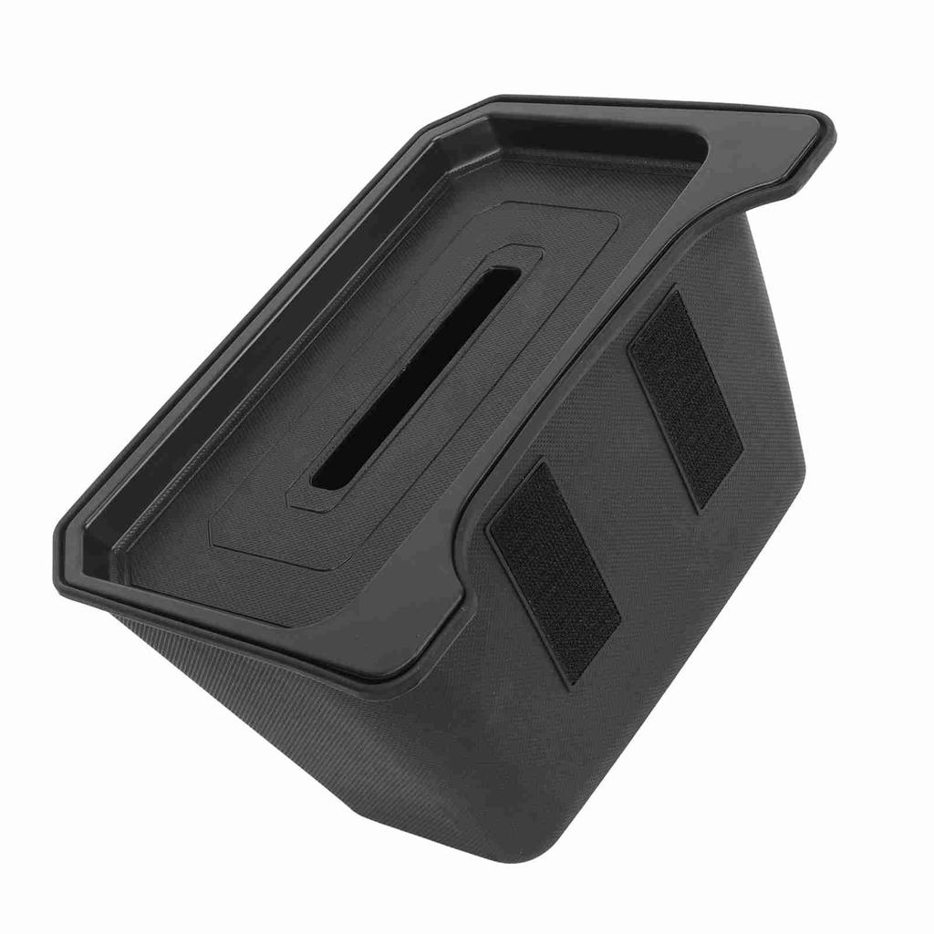 Car Rear Storage Box Large Capacity Slip Resistant Row Seat Organizer Container Replacement For Tesla Model Y Black