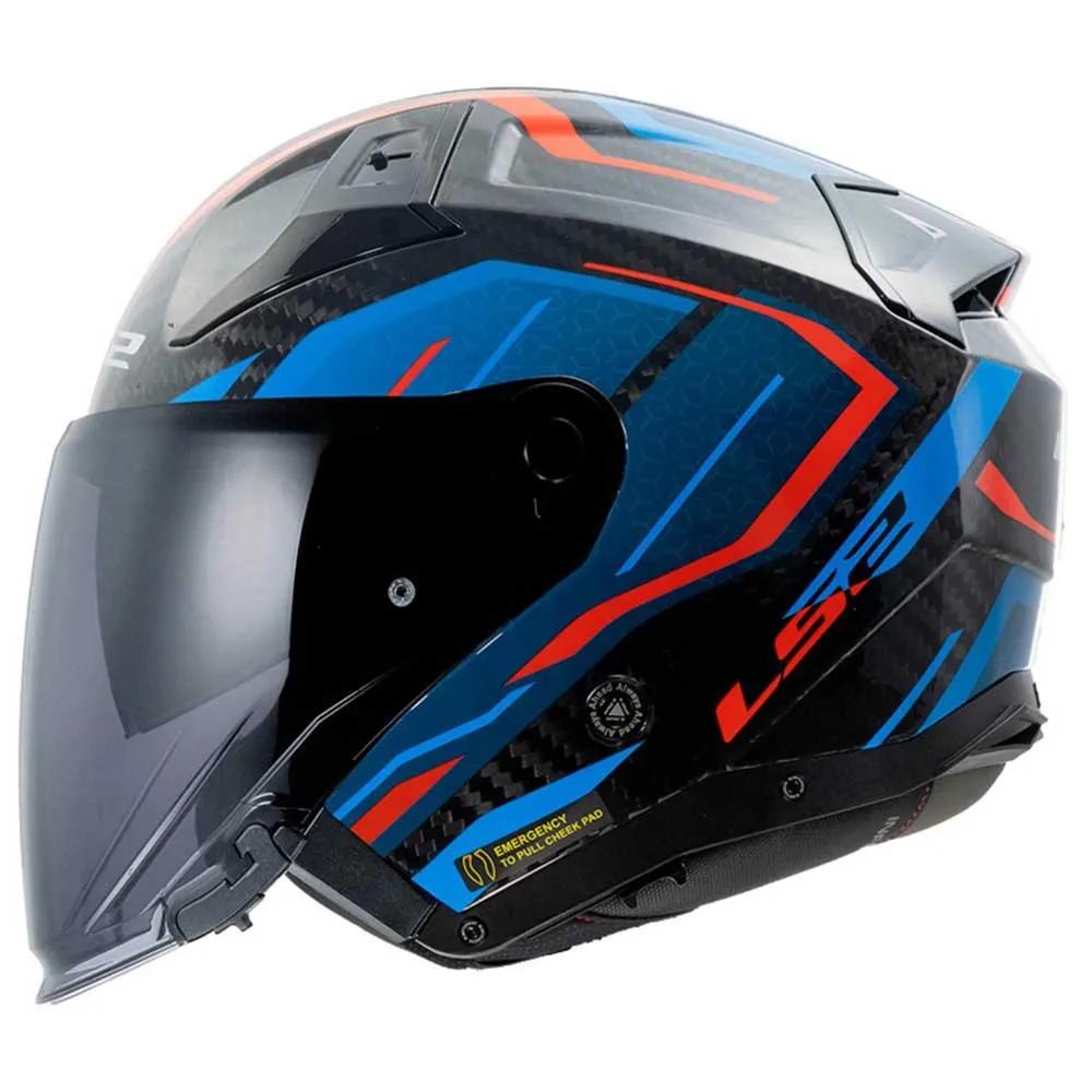 LS2 Open Face Helmet OF603 Infinity II Carbon Urus