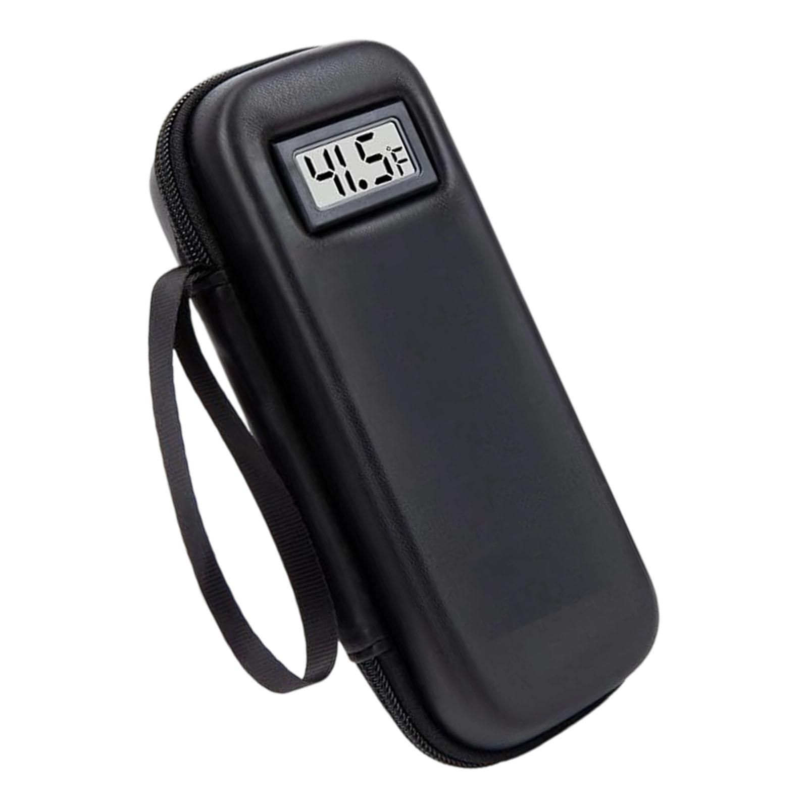 

Водонепроницаемая сумка-холодильник с функцией контроля температуры, большой вместимости, органайзер для аварийных запасов чёрный