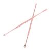 Stainless Steel Double Head Ear Wax Removal Cleaner Double End Earwax Remover 360° Cleaning Ear Pick Ear Care Tools