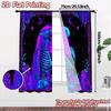 Set Of 2 Flat Printing Jit Curtains Without Rod Eternal Love Popular Window Treatment Durable Polyester Made